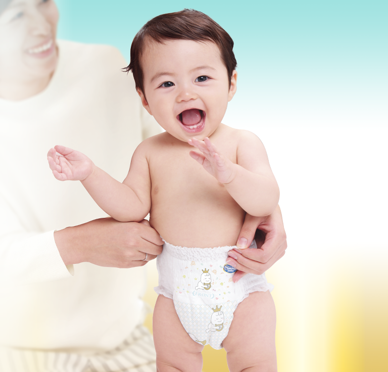 Easy-to-wear Pants-type Diaper!